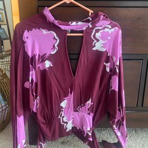 Free people Tie Wrap Blouse!